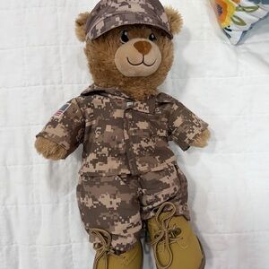 Build-A-Bear Brown Camo Stuffed Animal
